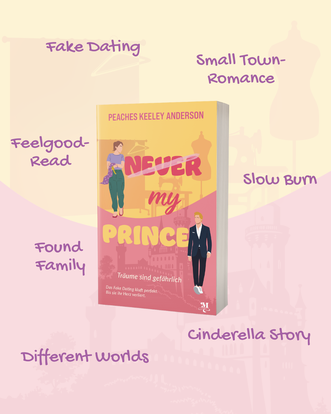Tropes: Fake Dating, Feelgood Read, Found Family, Different Worlds, Small Town Romance, Slow Burn, Cinderella Story